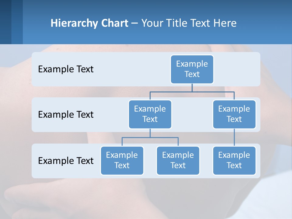 A Person Touching The Back Of Another Person's Shoulder PowerPoint Template