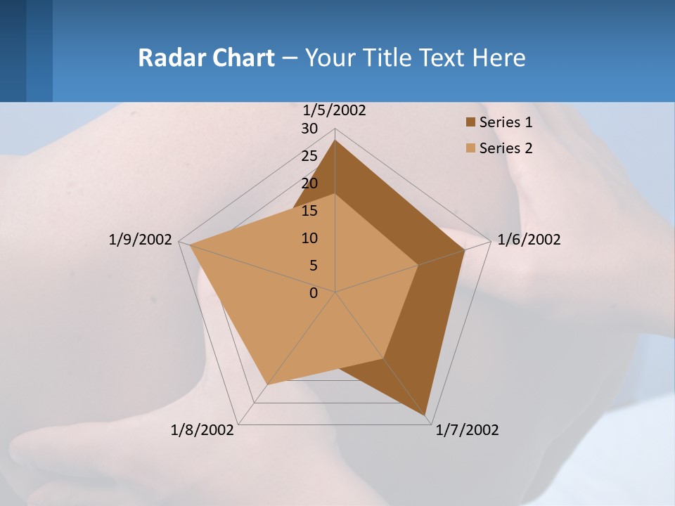 A Person Touching The Back Of Another Person's Shoulder PowerPoint Template