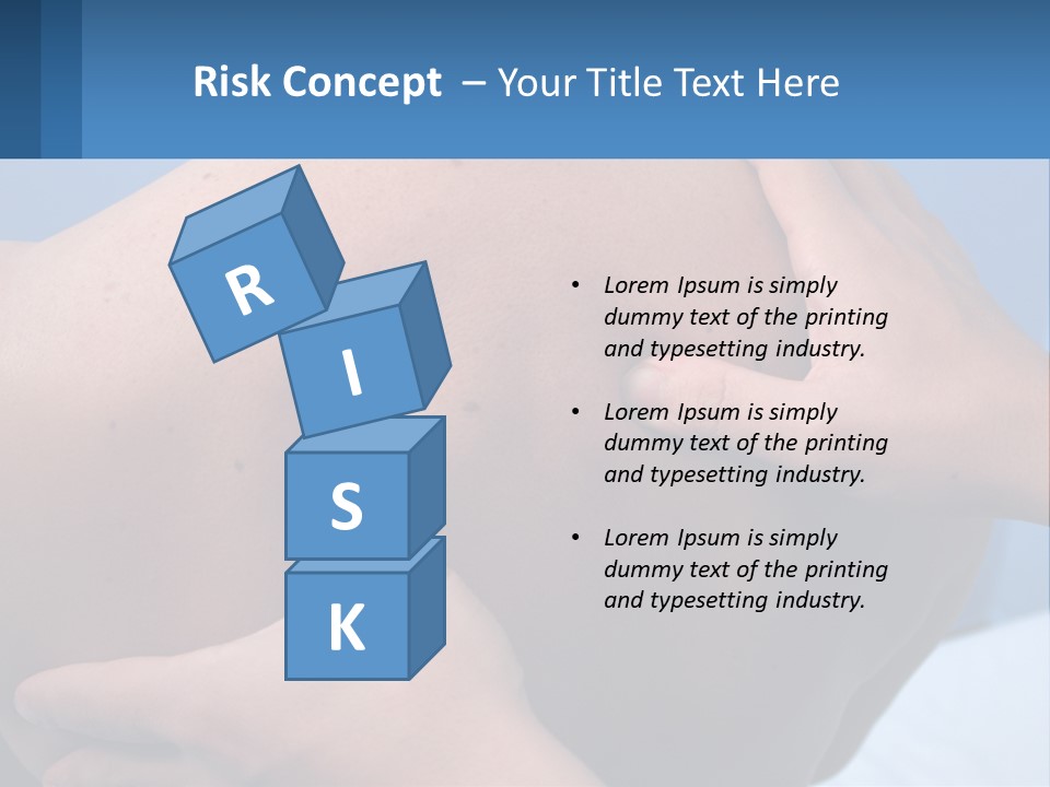 A Person Touching The Back Of Another Person's Shoulder PowerPoint Template