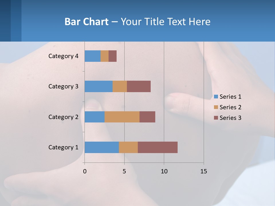 A Person Touching The Back Of Another Person's Shoulder PowerPoint Template