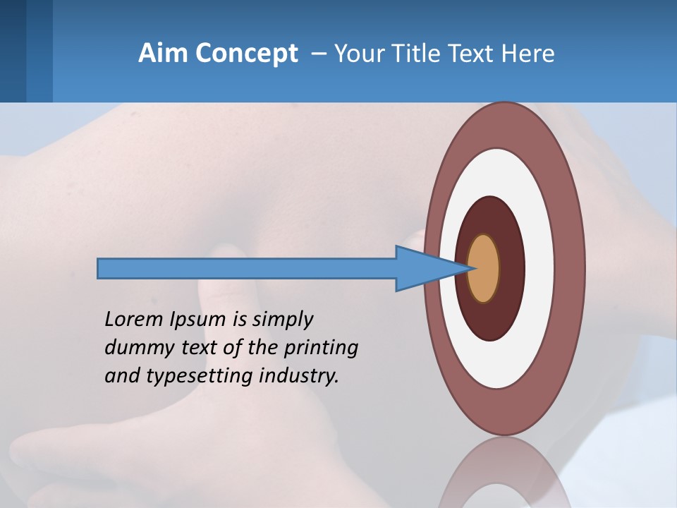 A Person Touching The Back Of Another Person's Shoulder PowerPoint Template