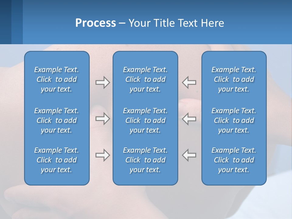 A Person Touching The Back Of Another Person's Shoulder PowerPoint Template