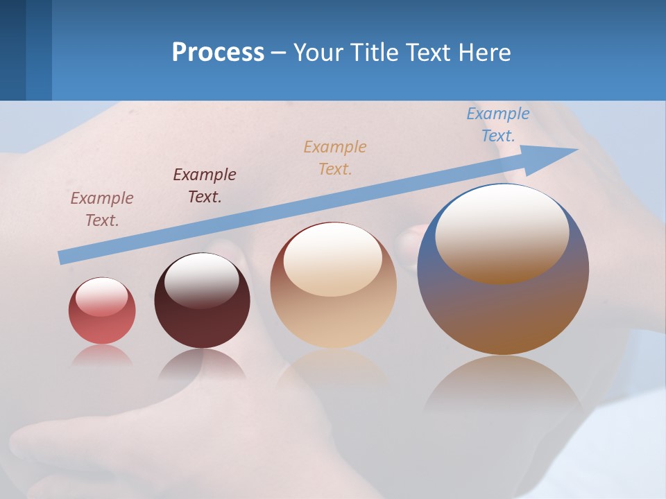 A Person Touching The Back Of Another Person's Shoulder PowerPoint Template