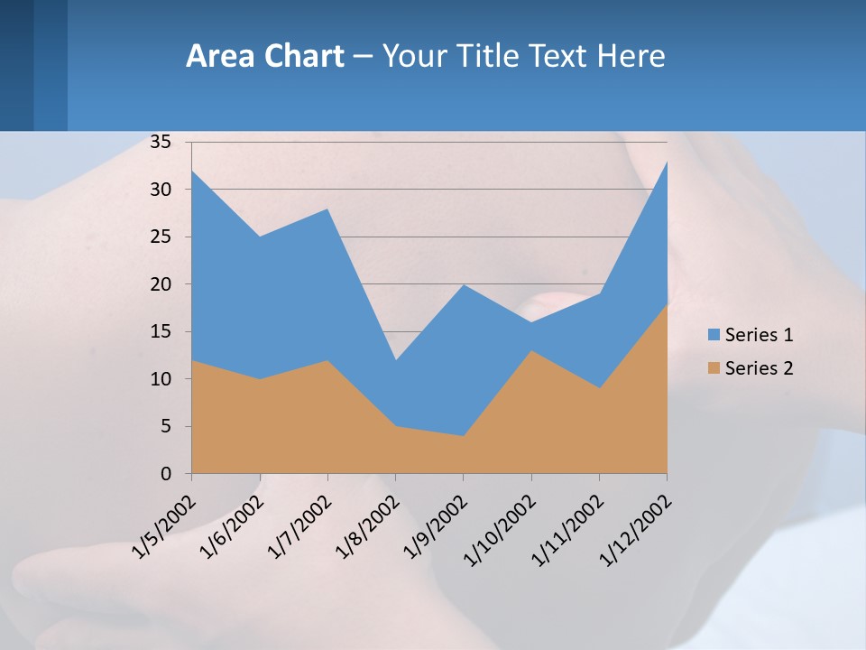 A Person Touching The Back Of Another Person's Shoulder PowerPoint Template