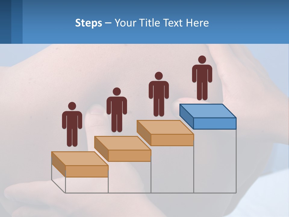 A Person Touching The Back Of Another Person's Shoulder PowerPoint Template