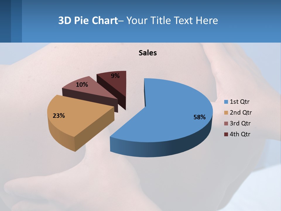 A Person Touching The Back Of Another Person's Shoulder PowerPoint Template