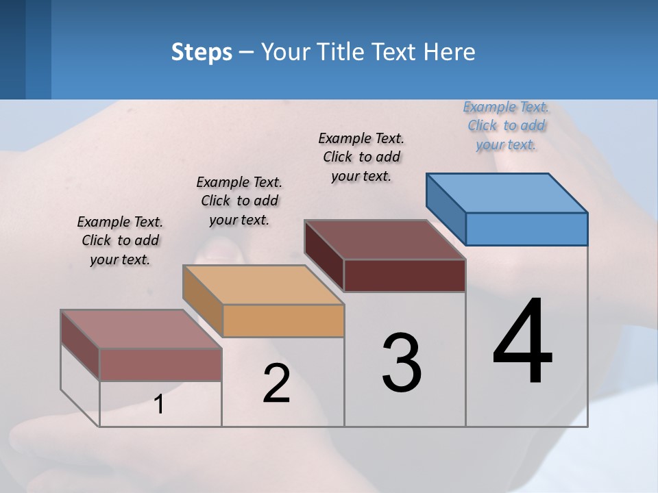 A Person Touching The Back Of Another Person's Shoulder PowerPoint Template