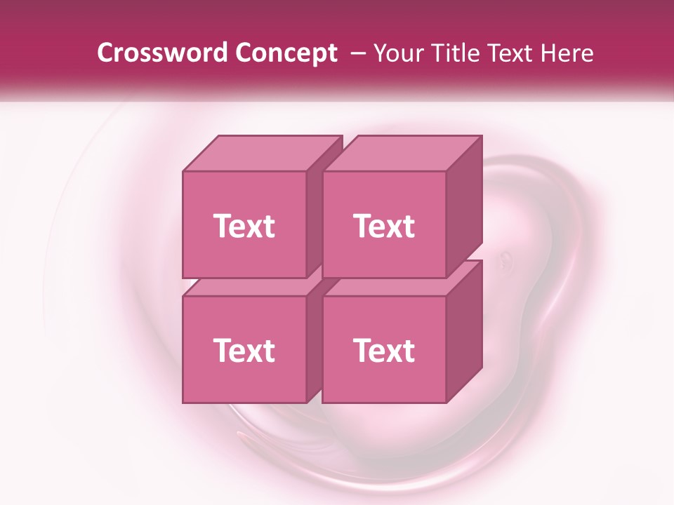 A Baby In A Pink Swirl Powerpoint Presentation PowerPoint Template