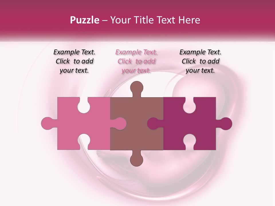 A Baby In A Pink Swirl Powerpoint Presentation PowerPoint Template