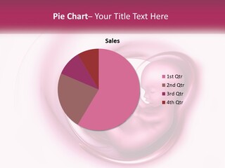 A Baby In A Pink Swirl Powerpoint Presentation PowerPoint Template