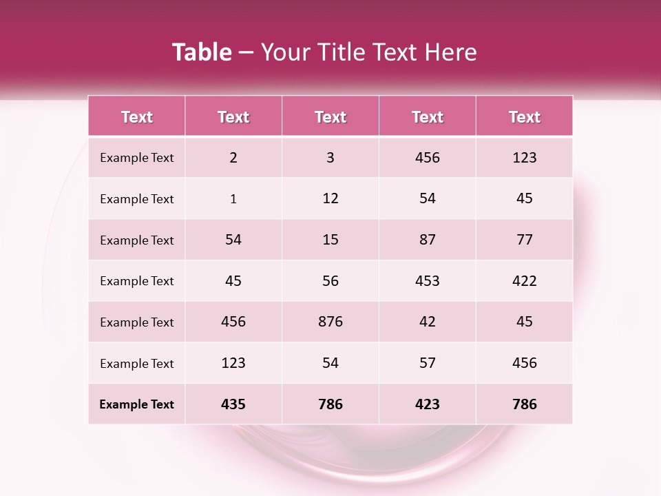 A Baby In A Pink Swirl Powerpoint Presentation PowerPoint Template