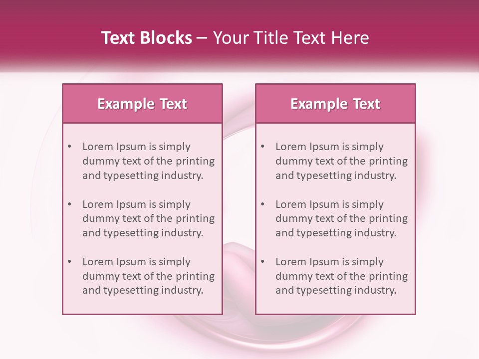 A Baby In A Pink Swirl Powerpoint Presentation PowerPoint Template