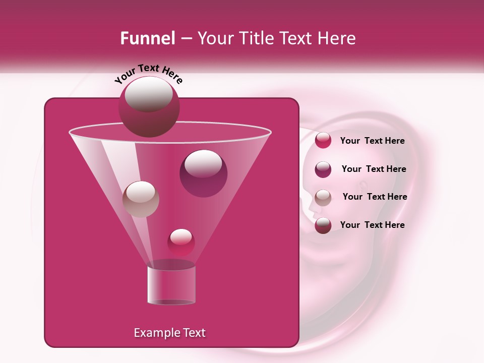 A Baby In A Pink Swirl Powerpoint Presentation PowerPoint Template