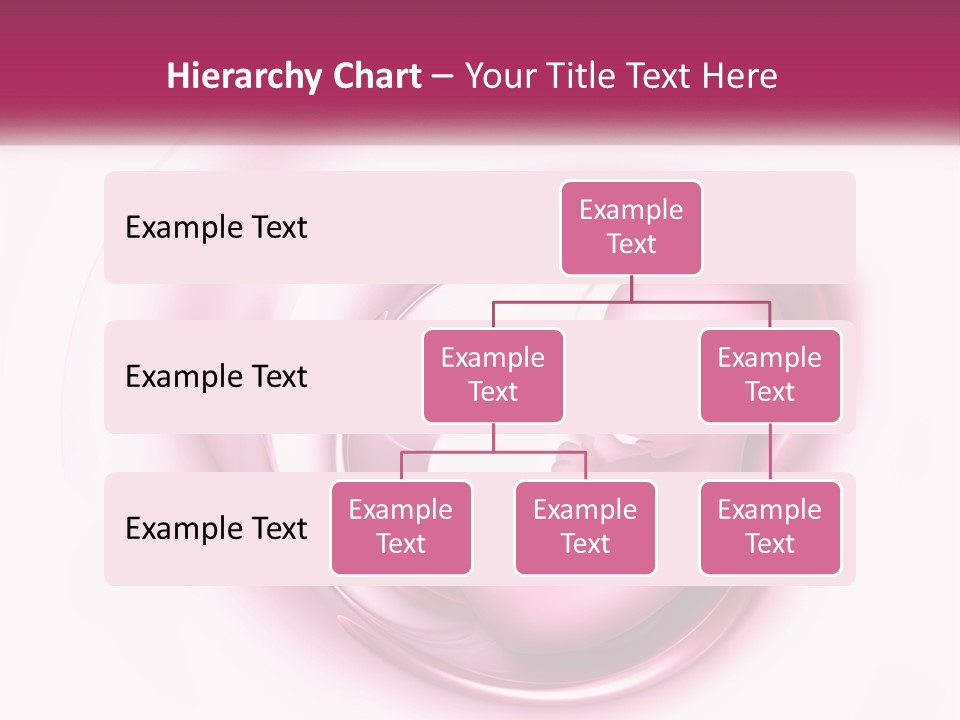A Baby In A Pink Swirl Powerpoint Presentation PowerPoint Template