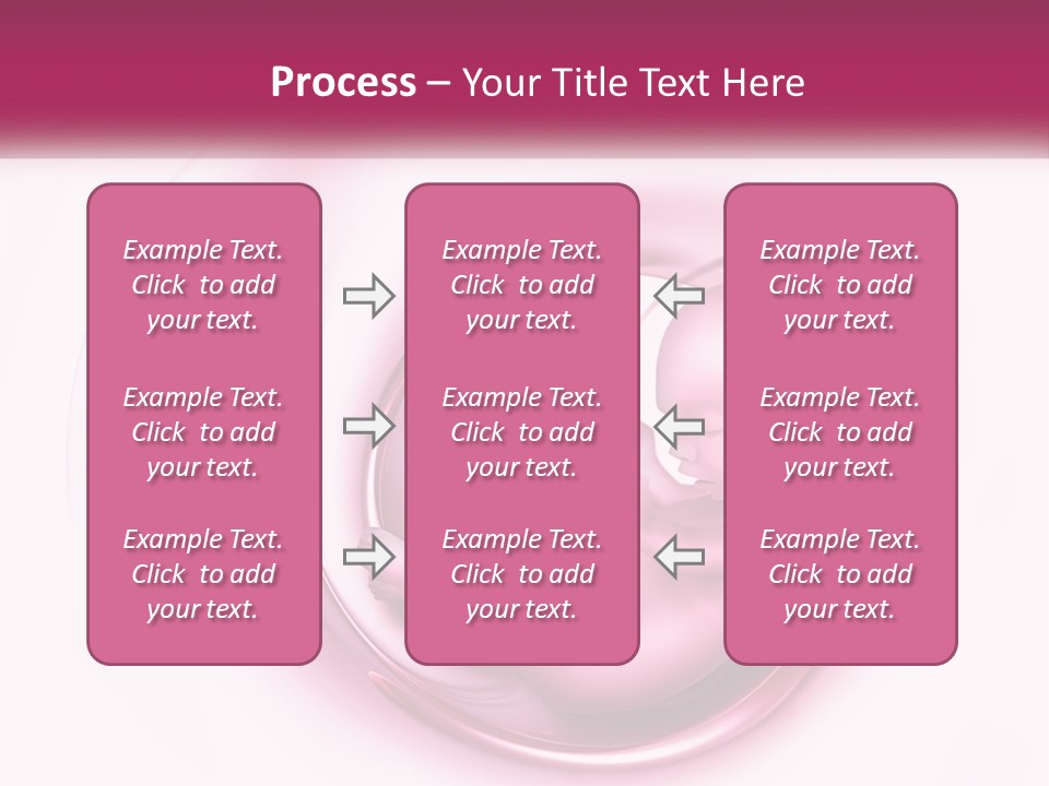 A Baby In A Pink Swirl Powerpoint Presentation PowerPoint Template