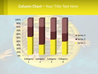 A Little Girl In A Red Swimsuit Floating On A Raft In A Pool PowerPoint Template