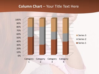 A Woman With Red Hair Is Sitting Down PowerPoint Template