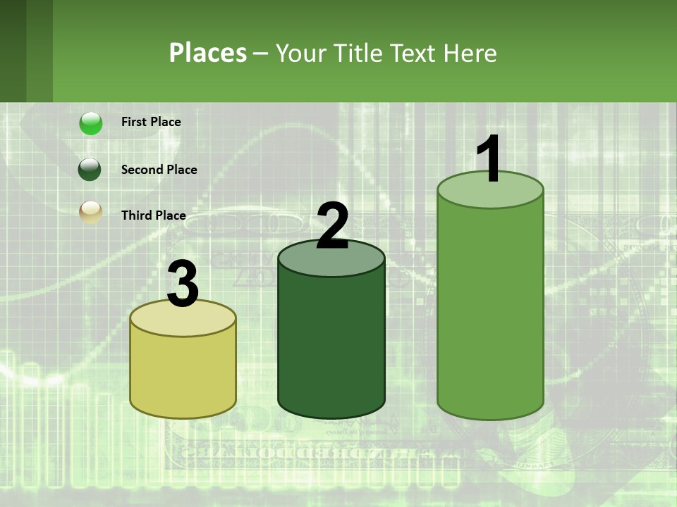 A Green And Black Abstract Powerpoint Presentation PowerPoint Template