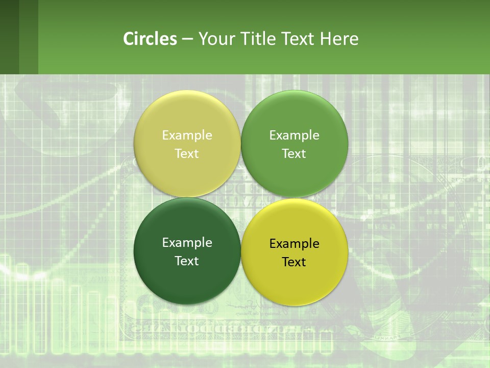 A Green And Black Abstract Powerpoint Presentation PowerPoint Template