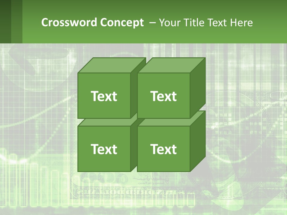 A Green And Black Abstract Powerpoint Presentation PowerPoint Template