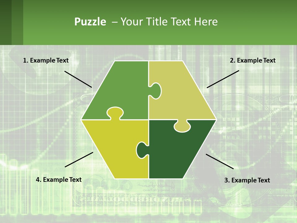 A Green And Black Abstract Powerpoint Presentation PowerPoint Template