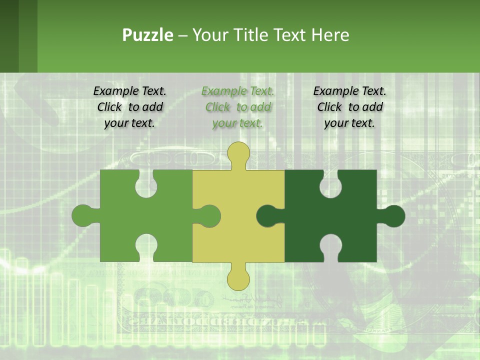 A Green And Black Abstract Powerpoint Presentation PowerPoint Template