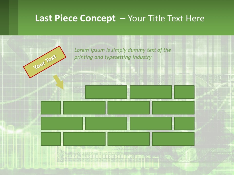 A Green And Black Abstract Powerpoint Presentation PowerPoint Template