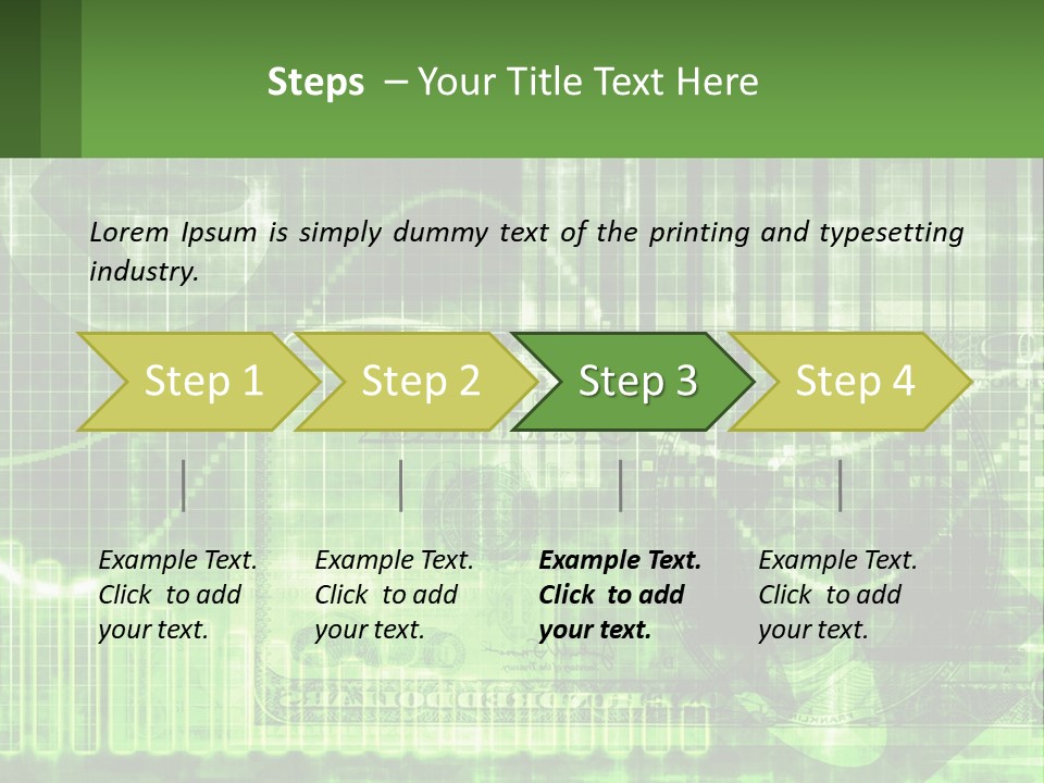 A Green And Black Abstract Powerpoint Presentation PowerPoint Template