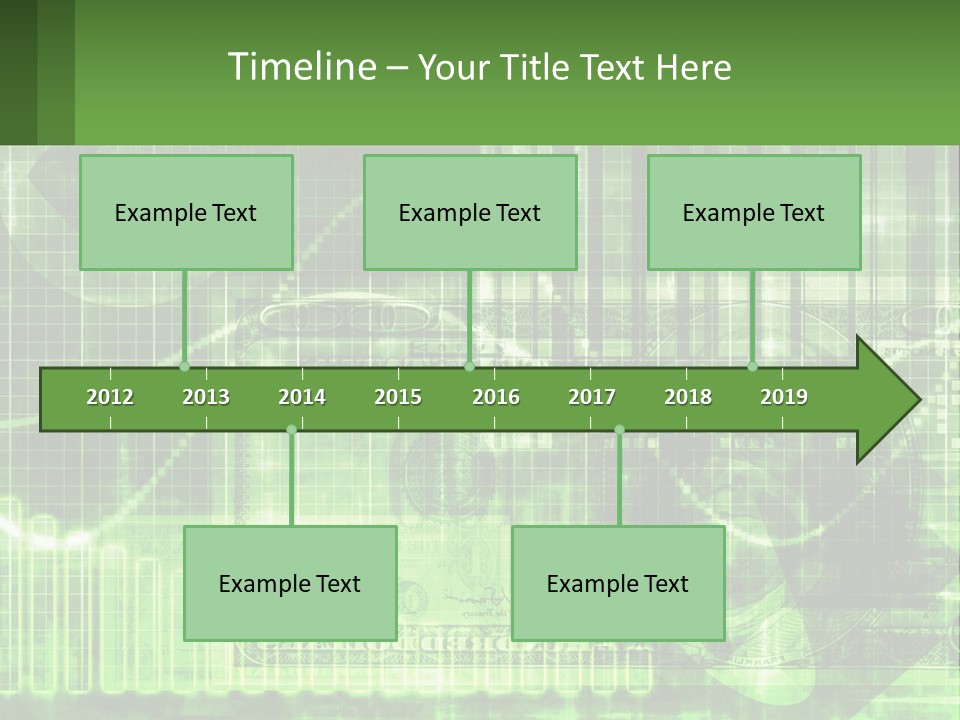 A Green And Black Abstract Powerpoint Presentation PowerPoint Template