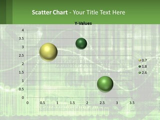 A Green And Black Abstract Powerpoint Presentation PowerPoint Template