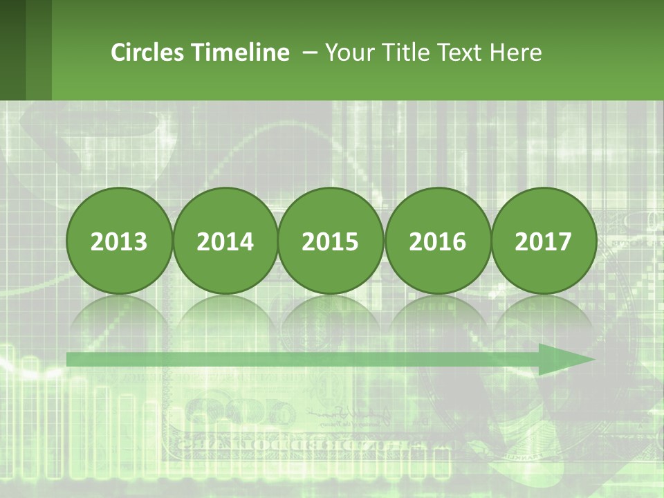 A Green And Black Abstract Powerpoint Presentation PowerPoint Template