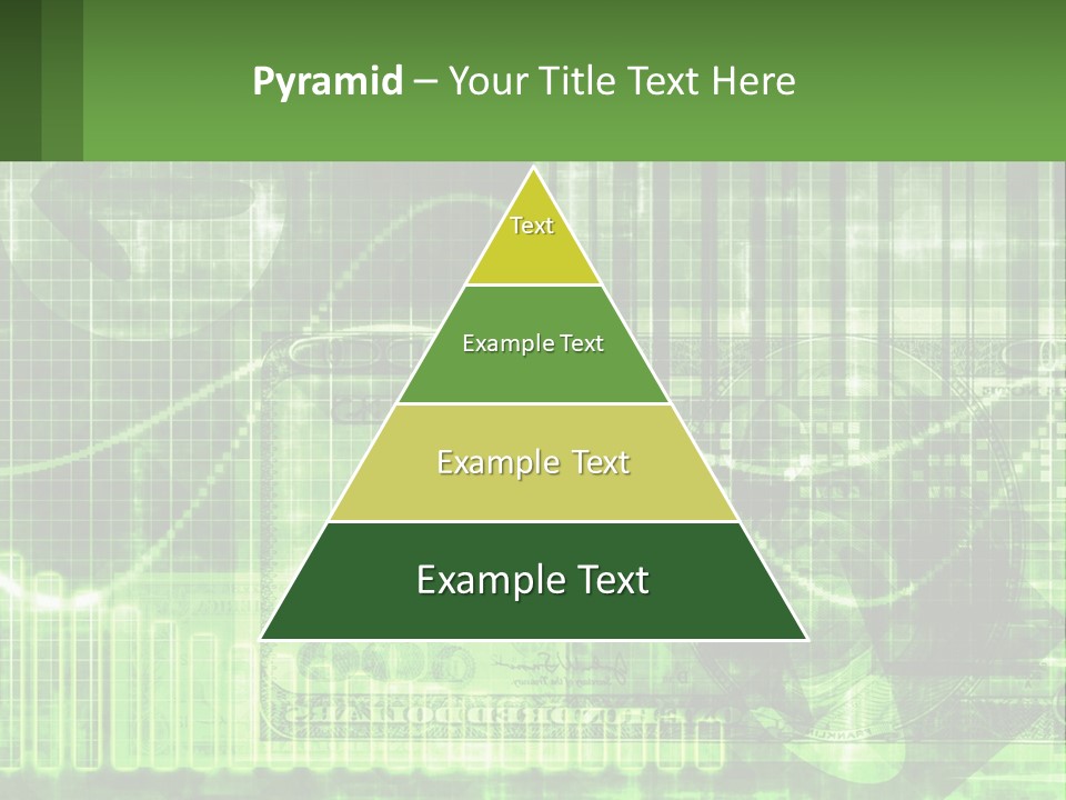 A Green And Black Abstract Powerpoint Presentation PowerPoint Template