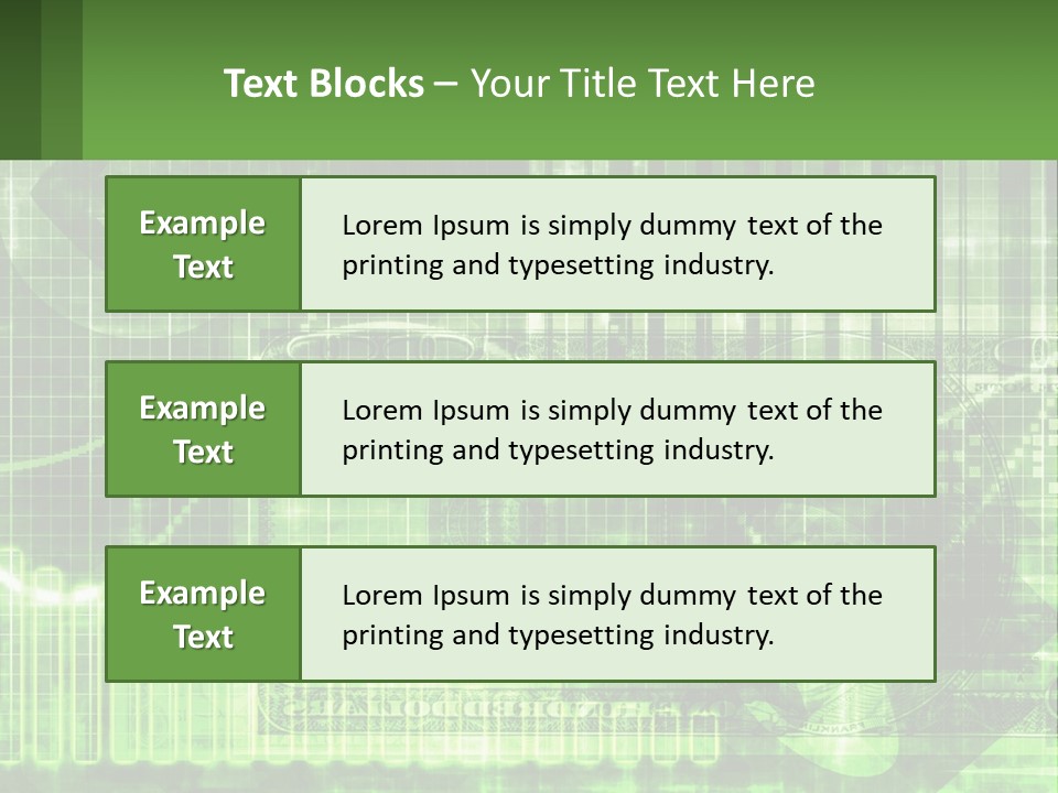 A Green And Black Abstract Powerpoint Presentation PowerPoint Template