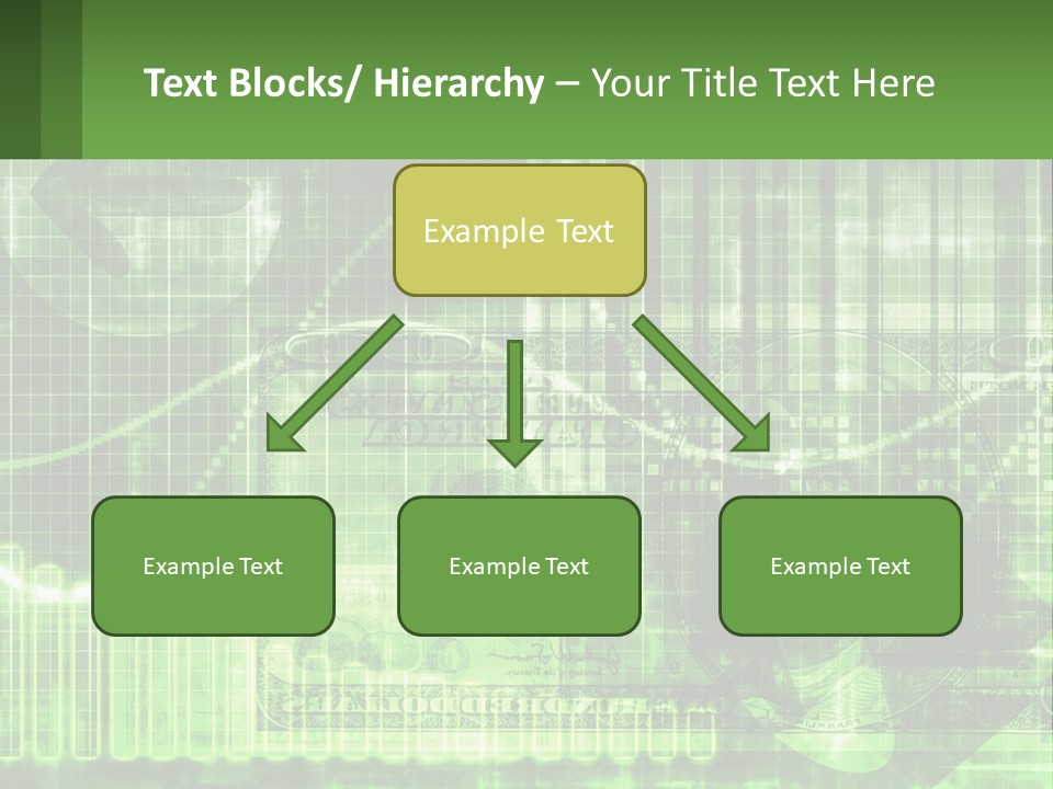 A Green And Black Abstract Powerpoint Presentation PowerPoint Template