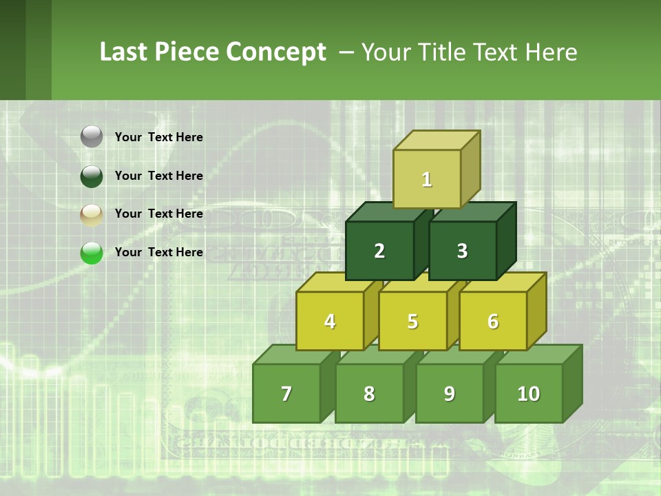 A Green And Black Abstract Powerpoint Presentation PowerPoint Template