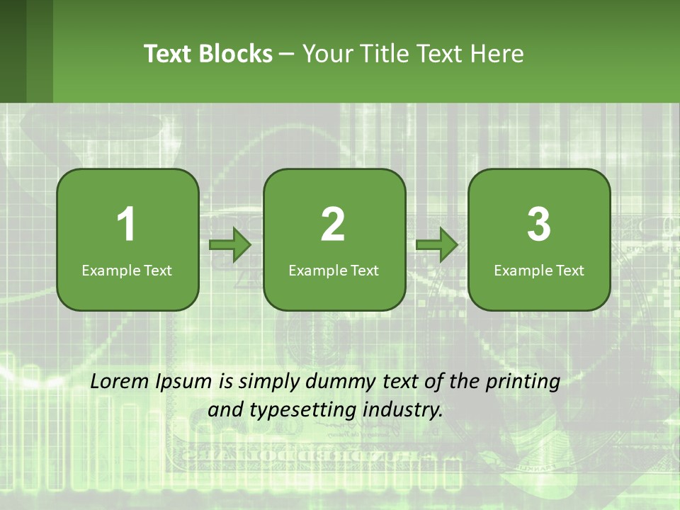 A Green And Black Abstract Powerpoint Presentation PowerPoint Template