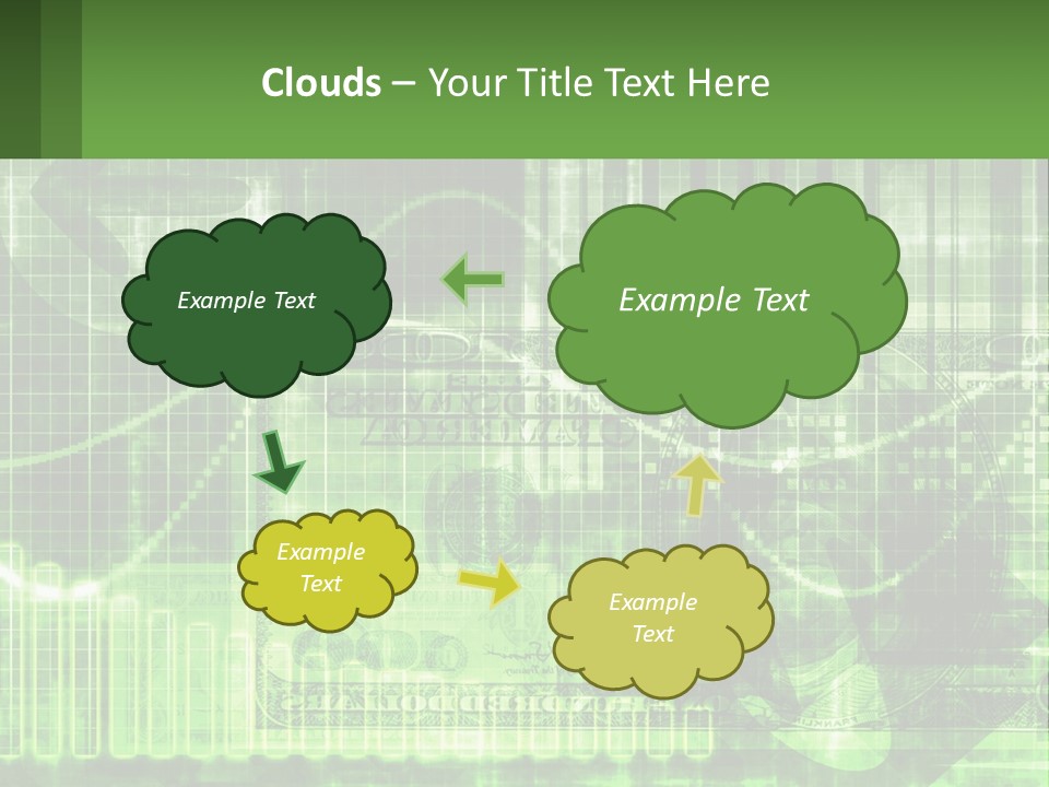 A Green And Black Abstract Powerpoint Presentation PowerPoint Template