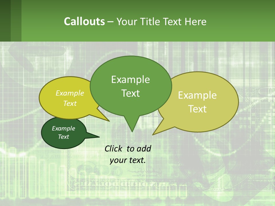 A Green And Black Abstract Powerpoint Presentation PowerPoint Template