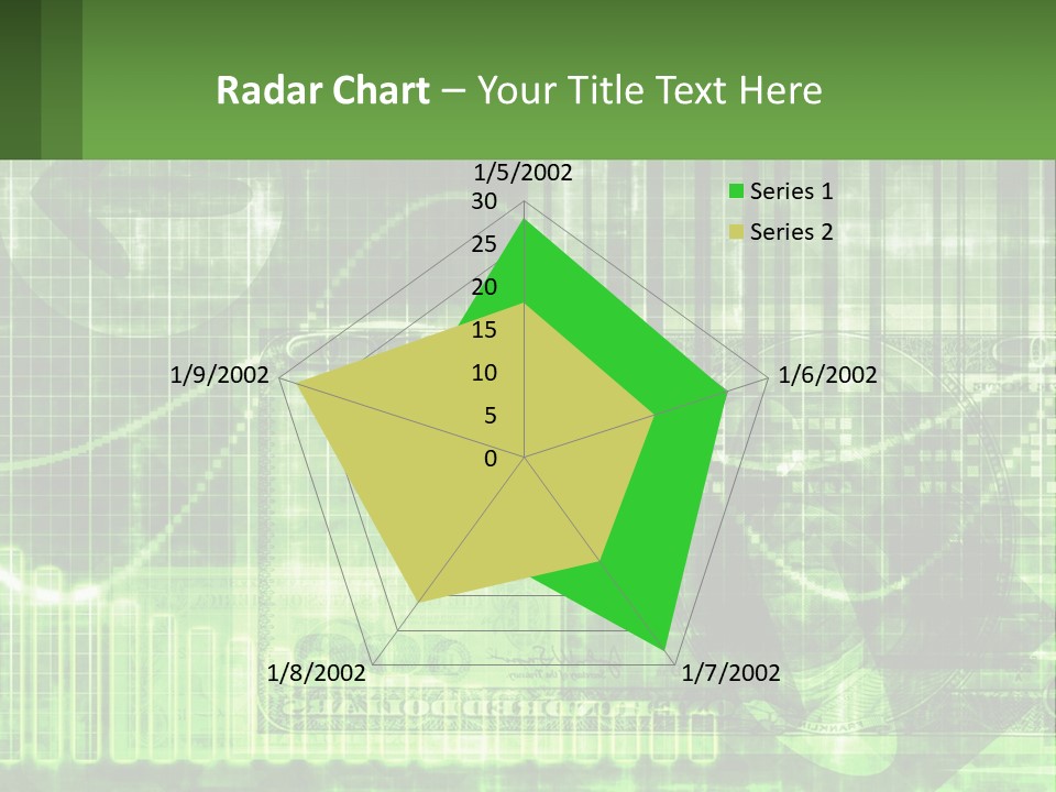 A Green And Black Abstract Powerpoint Presentation PowerPoint Template
