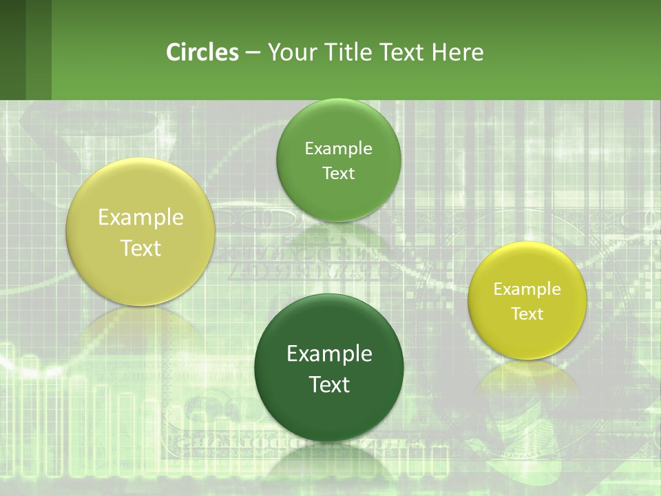 A Green And Black Abstract Powerpoint Presentation PowerPoint Template