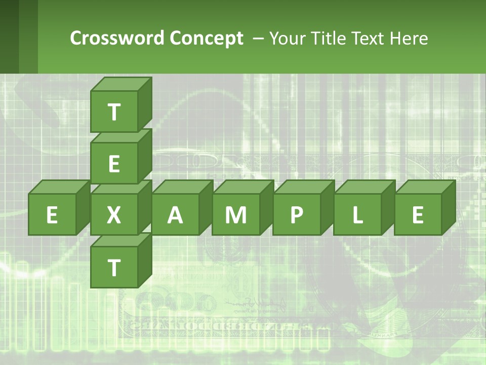 A Green And Black Abstract Powerpoint Presentation PowerPoint Template