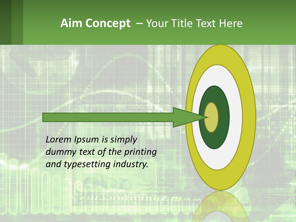 A Green And Black Abstract Powerpoint Presentation PowerPoint Template