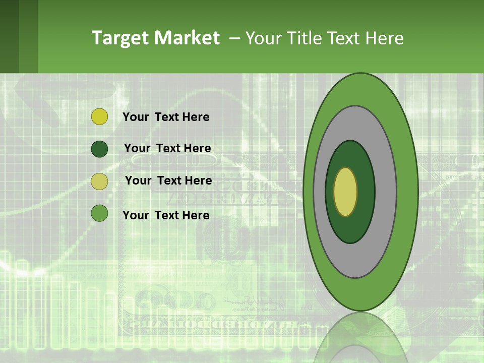 A Green And Black Abstract Powerpoint Presentation PowerPoint Template