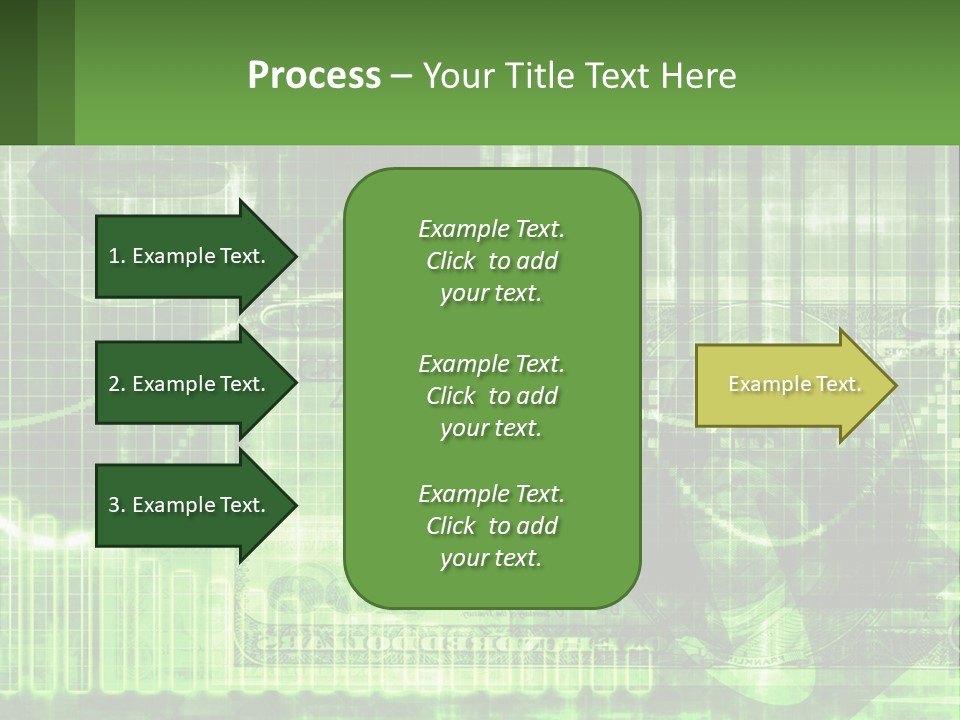 A Green And Black Abstract Powerpoint Presentation PowerPoint Template