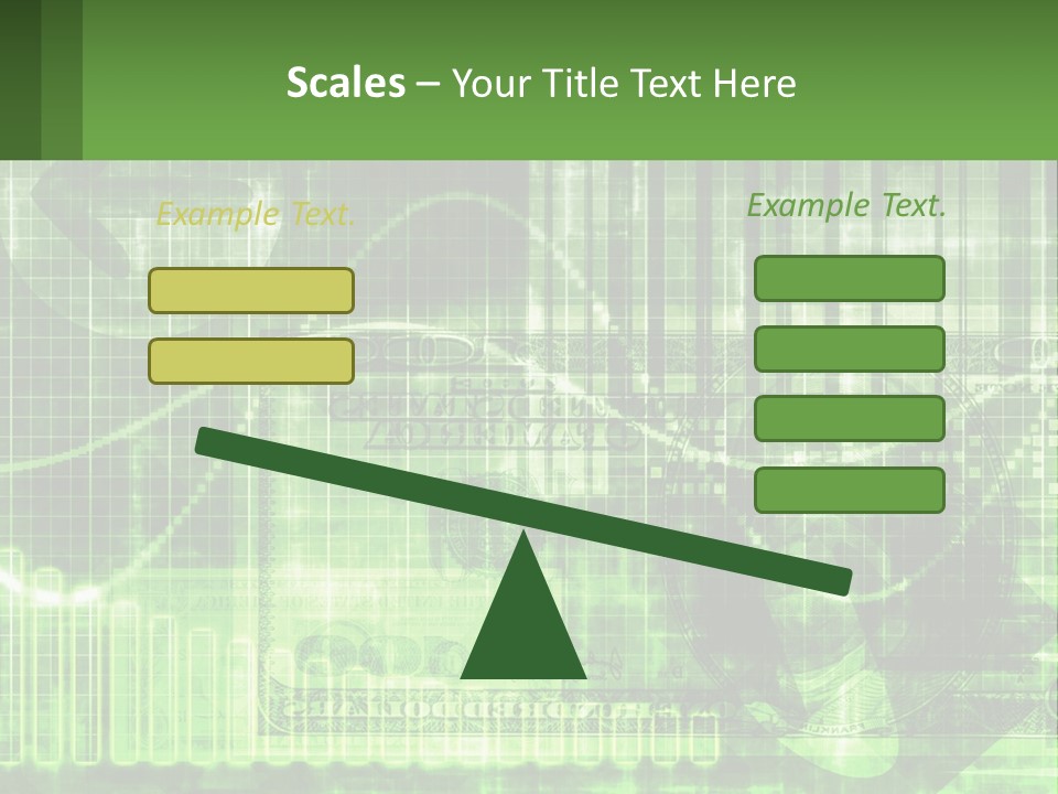 A Green And Black Abstract Powerpoint Presentation PowerPoint Template