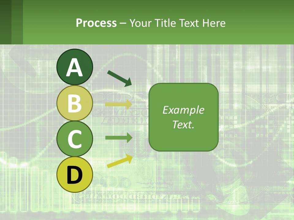 A Green And Black Abstract Powerpoint Presentation PowerPoint Template