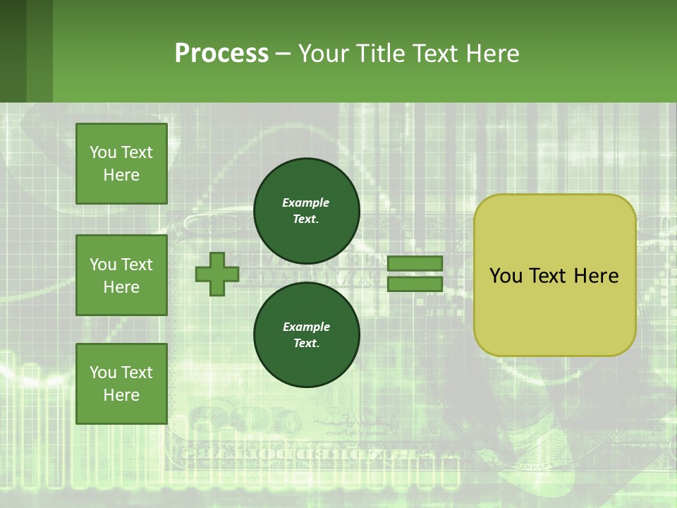 A Green And Black Abstract Powerpoint Presentation PowerPoint Template