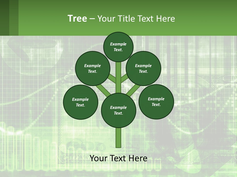 A Green And Black Abstract Powerpoint Presentation PowerPoint Template