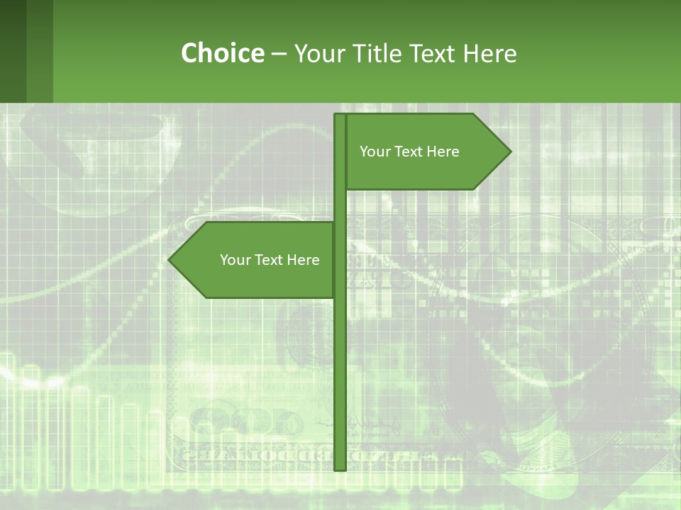 A Green And Black Abstract Powerpoint Presentation PowerPoint Template