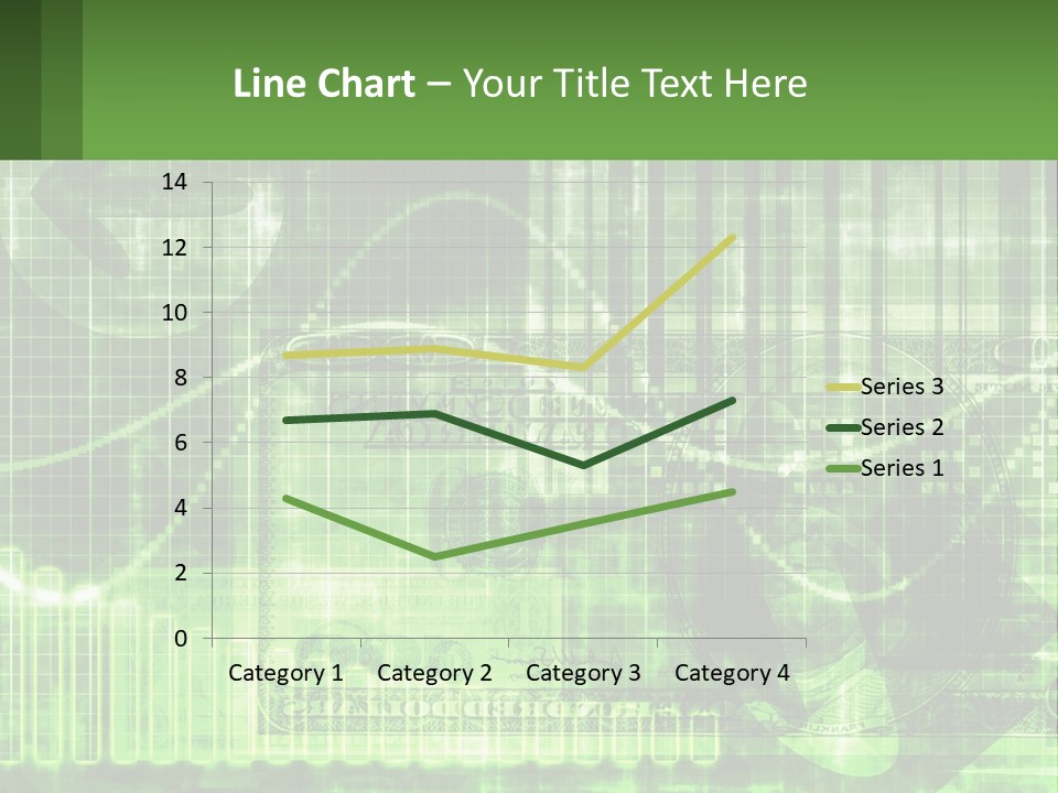 A Green And Black Abstract Powerpoint Presentation PowerPoint Template